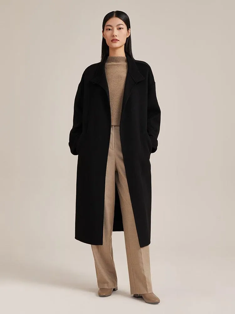 100% Cashmere Wrapped Coat