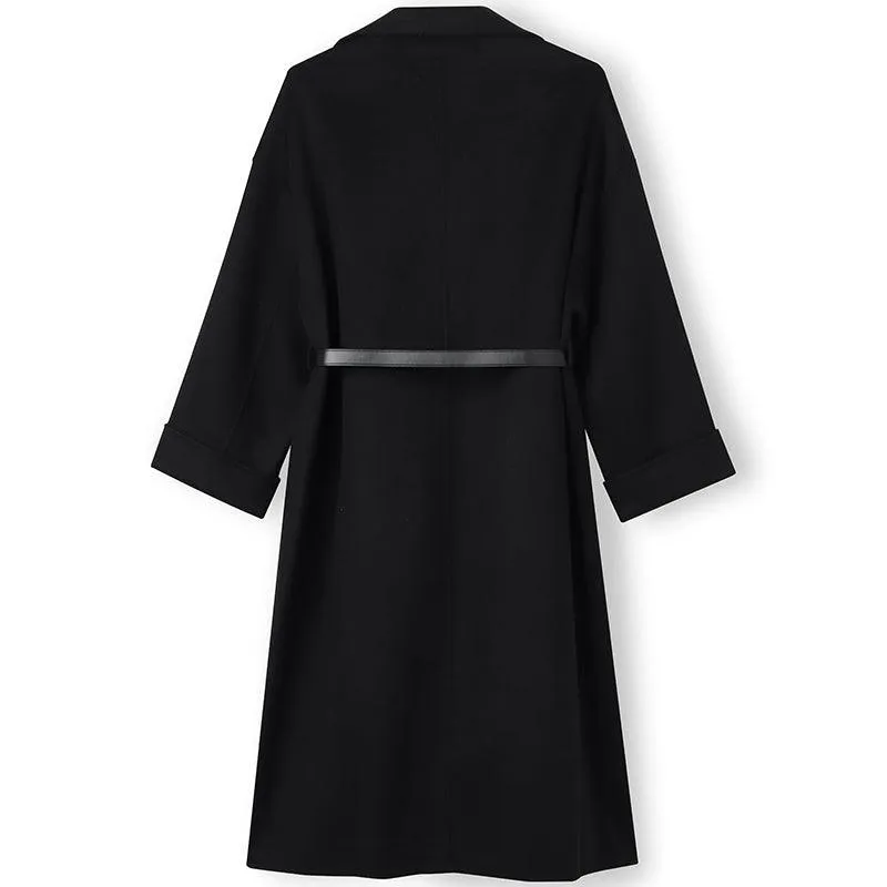 100% Cashmere Wrapped Coat