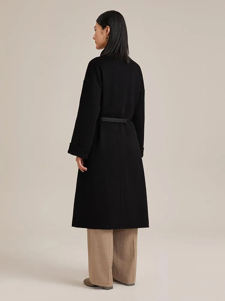 100% Cashmere Wrapped Coat