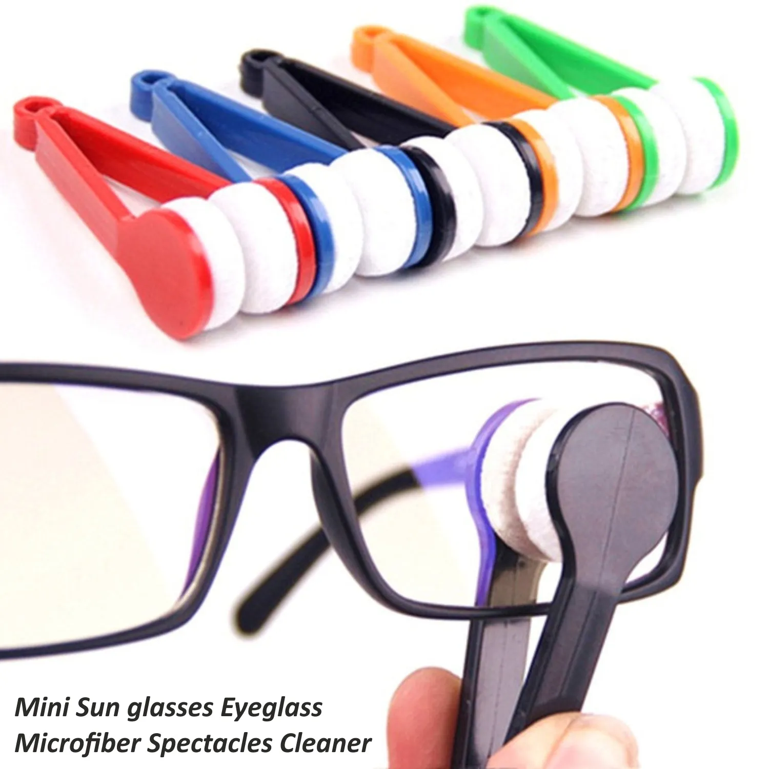 1353 Mini Sun glasses Eyeglass Microfiber Spectacles Cleaner (With Card)