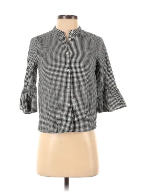 3/4 Sleeve Button-Down Shirt