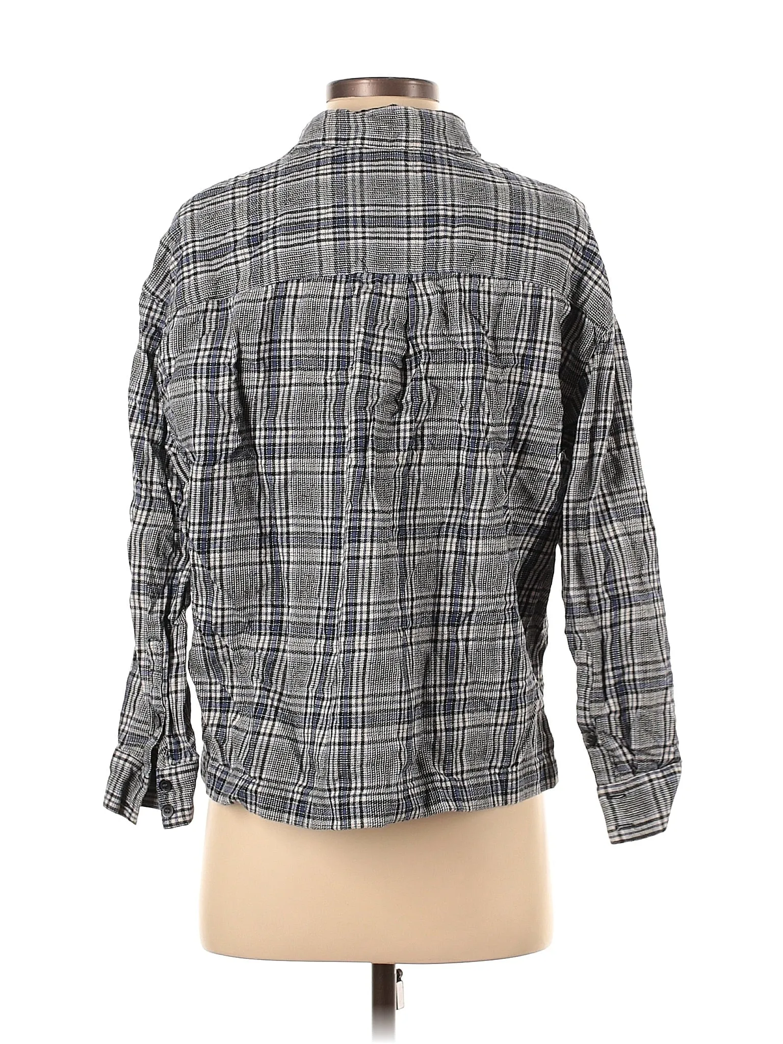 3/4 Sleeve Button-Down Shirt