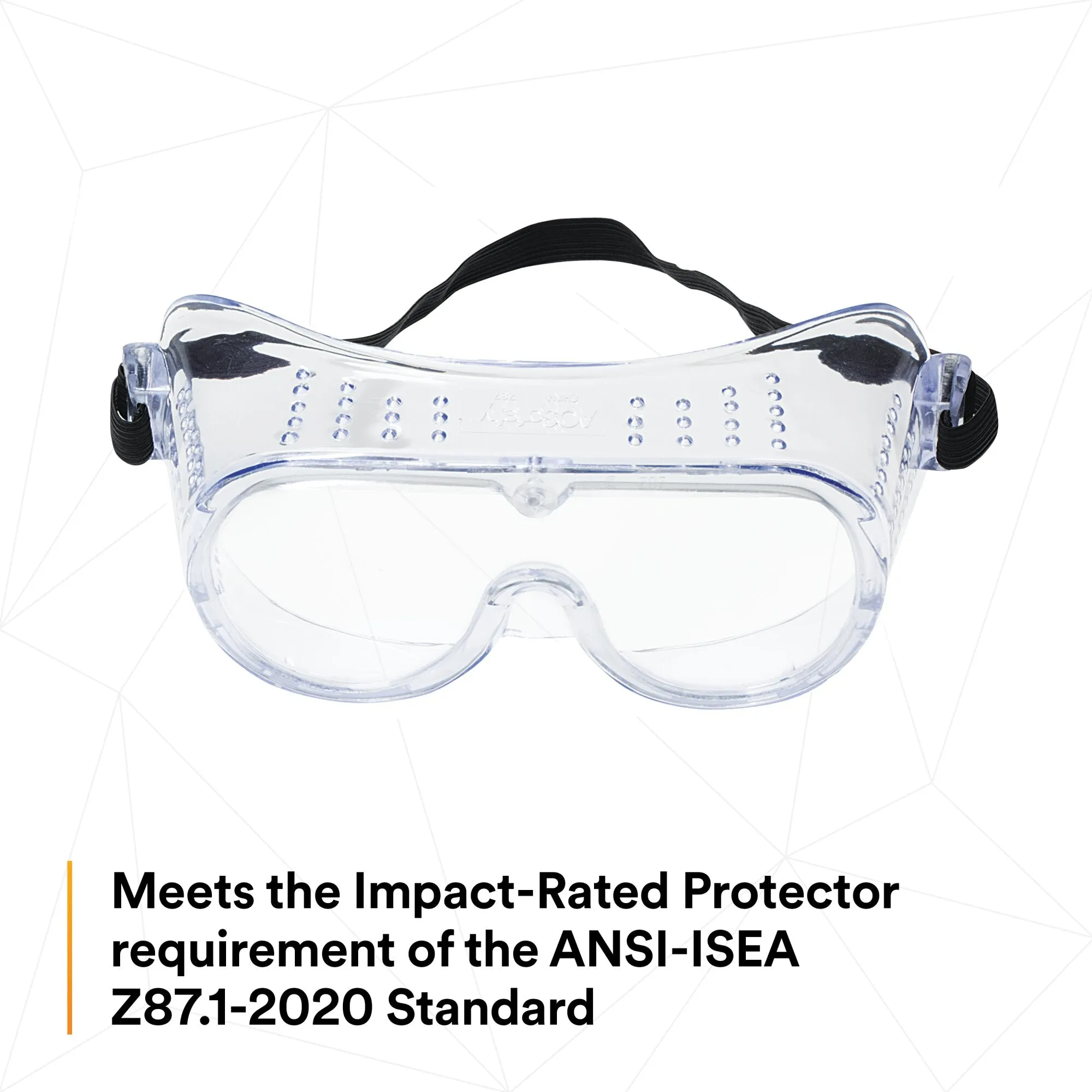 3M 332 Impact Safety Goggles Anti-Fog 40651-00000-10, Clear Anti FogLens