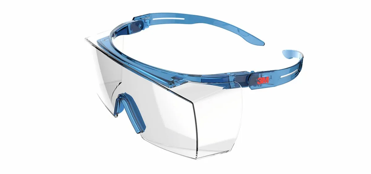 3M Secure Fit Eyewear OTG Clear