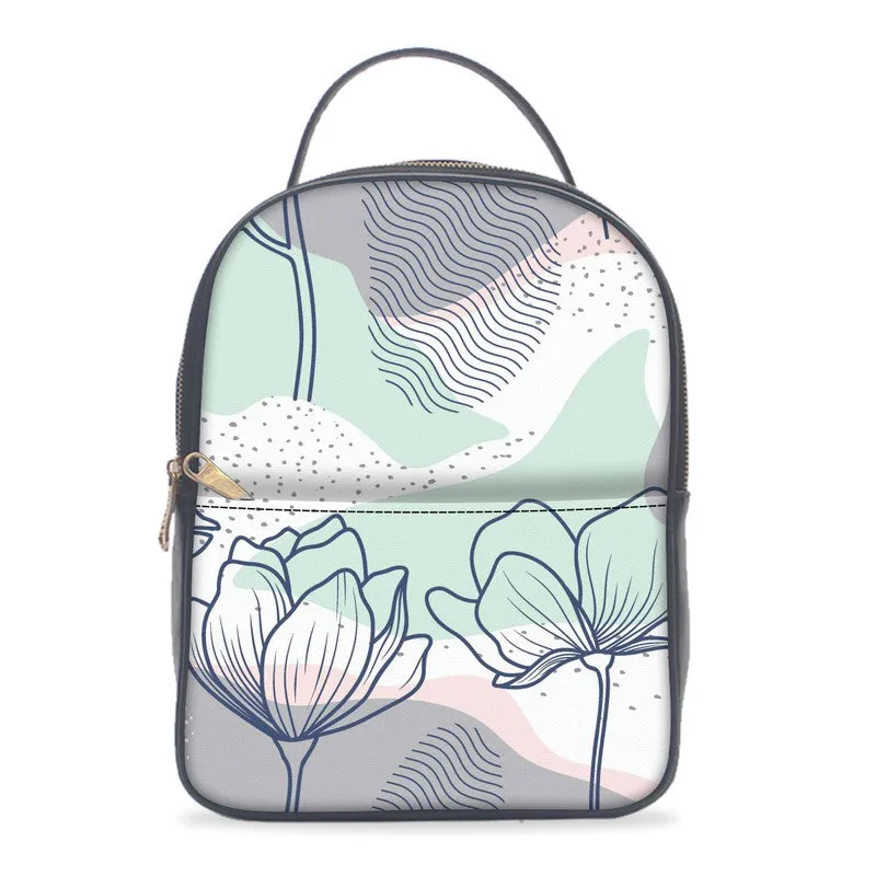 Abstract Art Floral Backpack