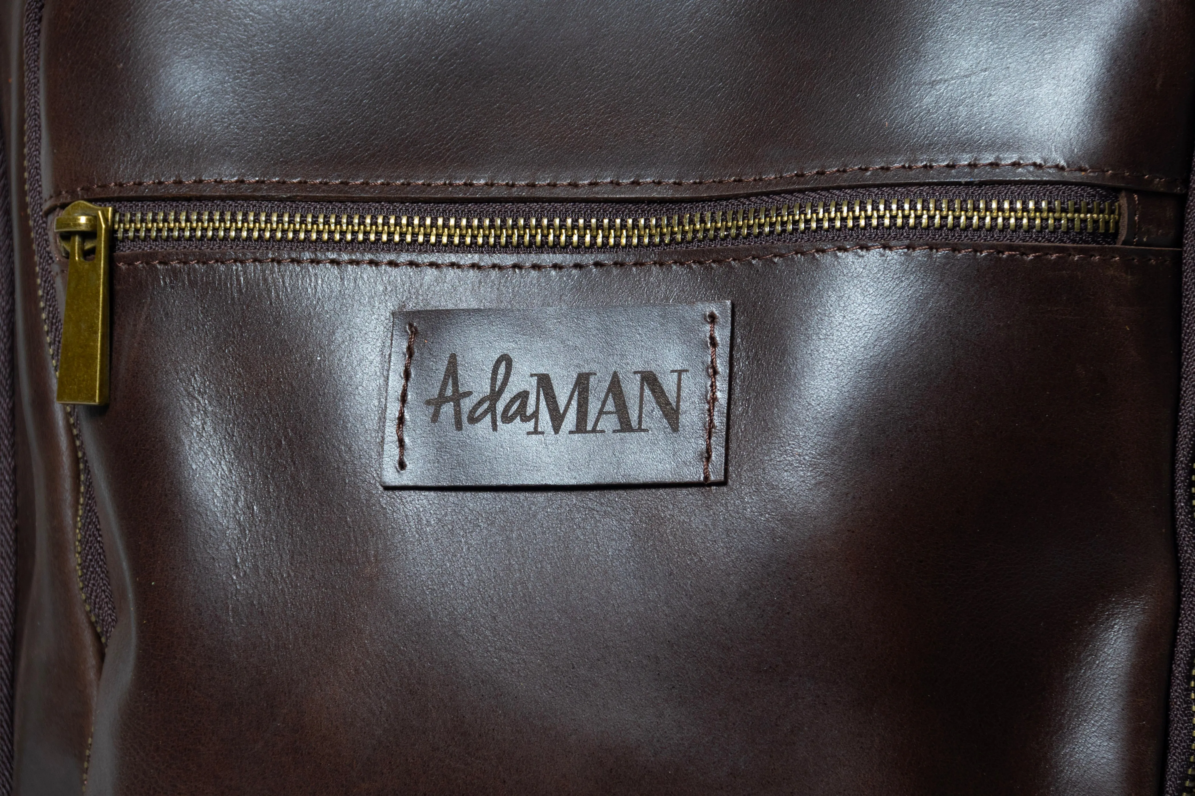 AdaMan Leather  Double Backpack