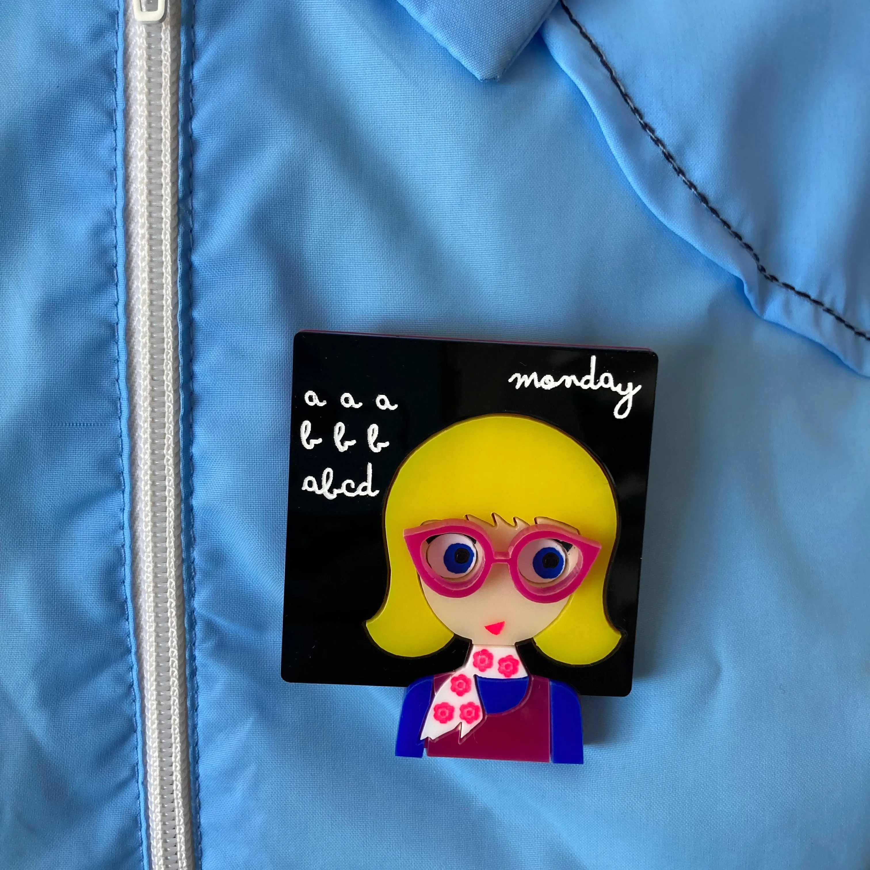 ALISON Teacher Acrylic Brooch