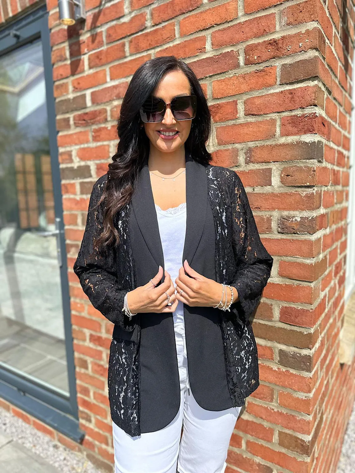 Black Lace Blazer Jodie