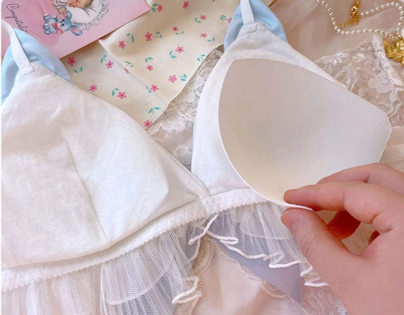 Blue Wink Nymphette Kawaii Princess Lingerie Set