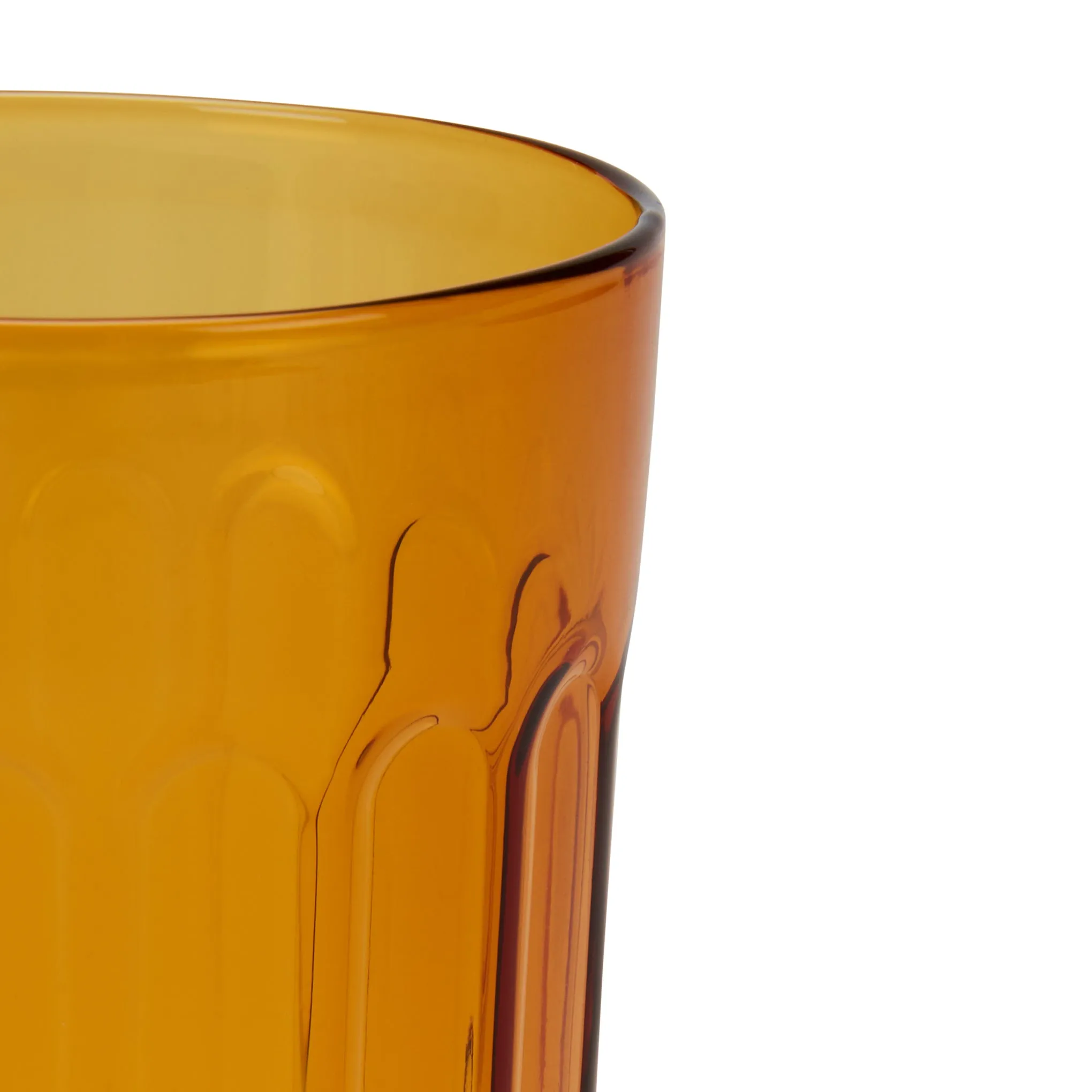 Bodum Chicago Glasses - Set of 4 - Amber