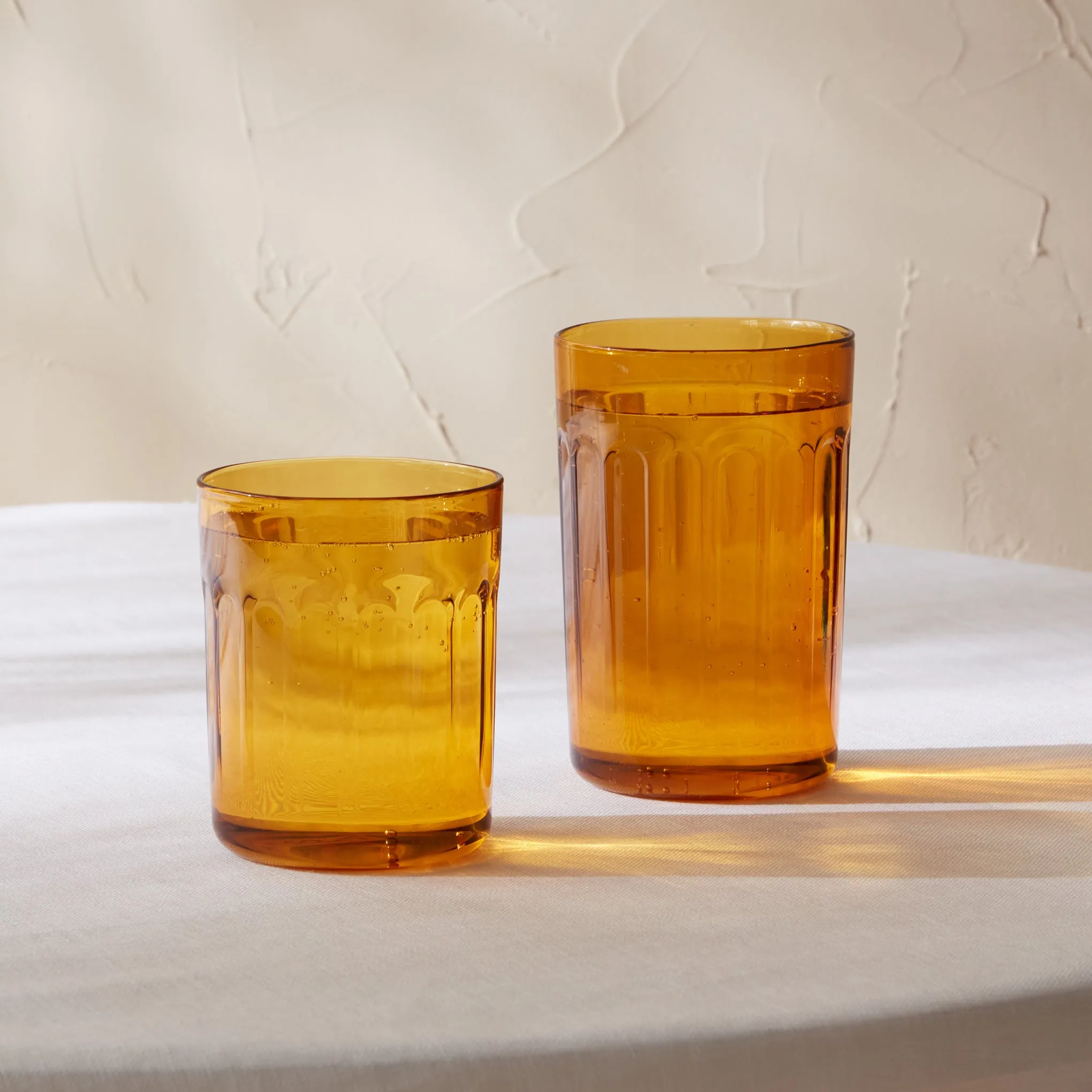 Bodum Chicago Glasses - Set of 4 - Amber