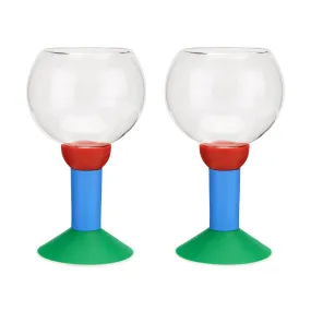 Bodum Oktett Wine Glasses - Set of 2 - Multi