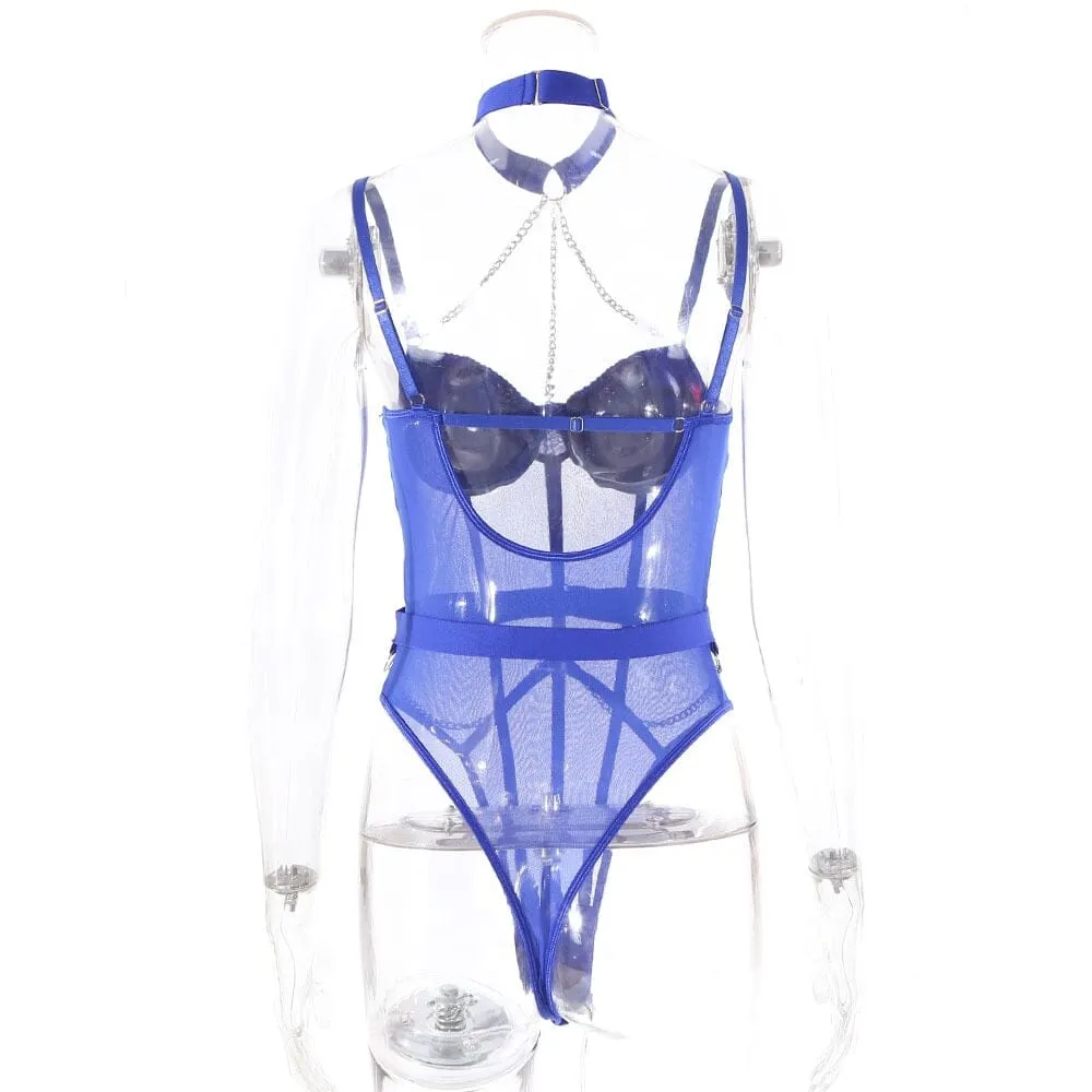 Bodysuit Halter Lingerie Set