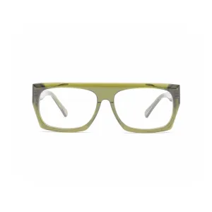 Caddis Reading Glasses, 12 Bar, Heritage Green