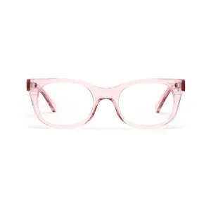 Caddis Reading Glasses, Bixby, Clear Pink