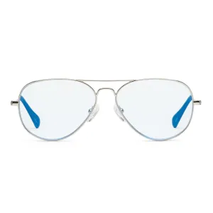 Caddis Reading Glasses, Mabuhay, Chrome Light Blue