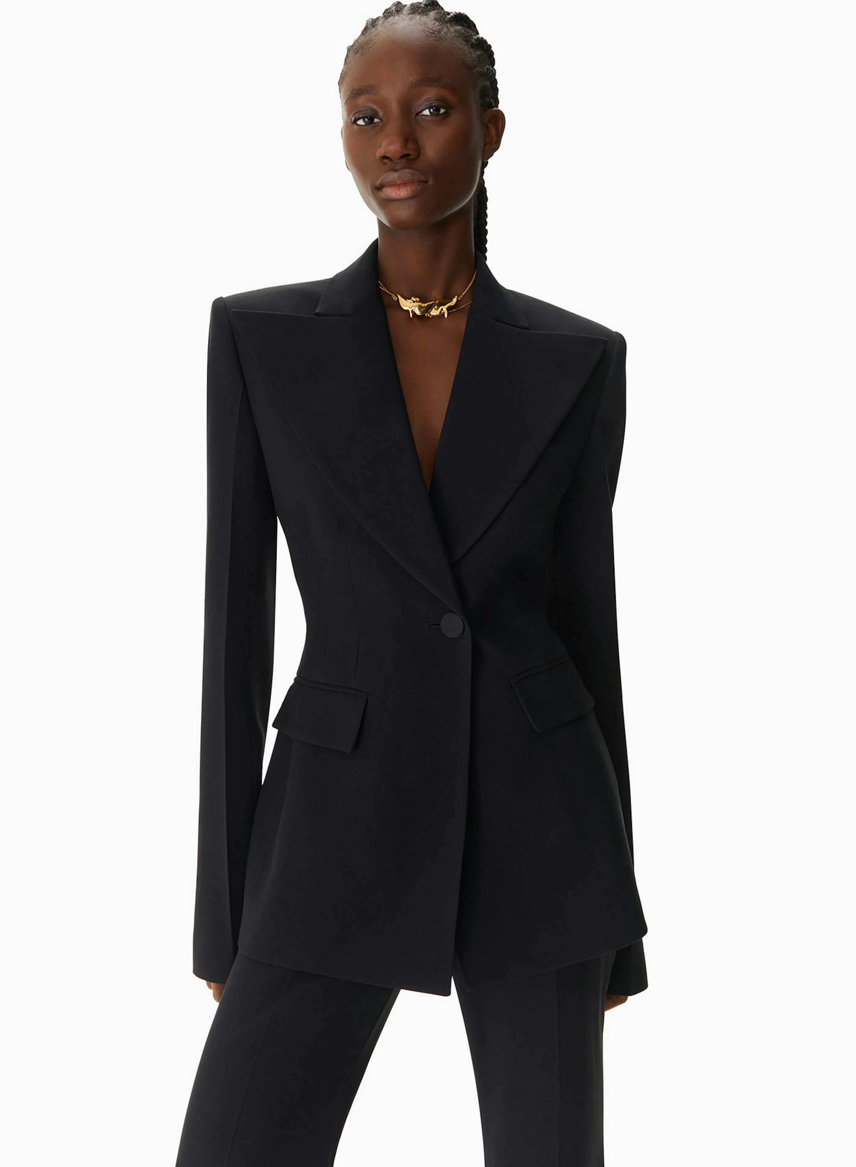 Cady Single Button Blazer