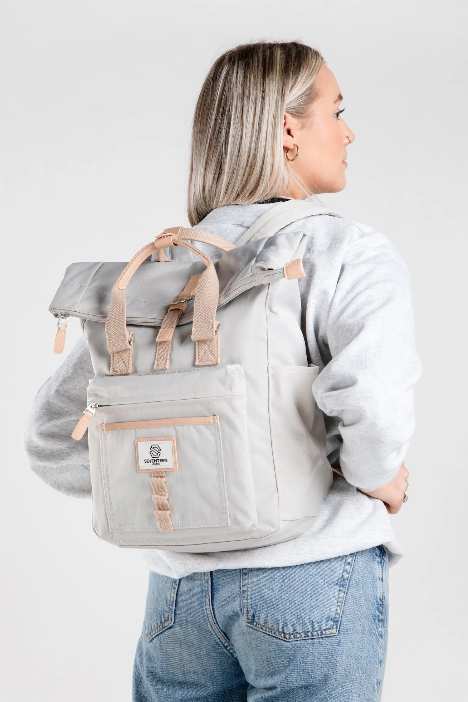 Canary Wharf Backpack - Cream