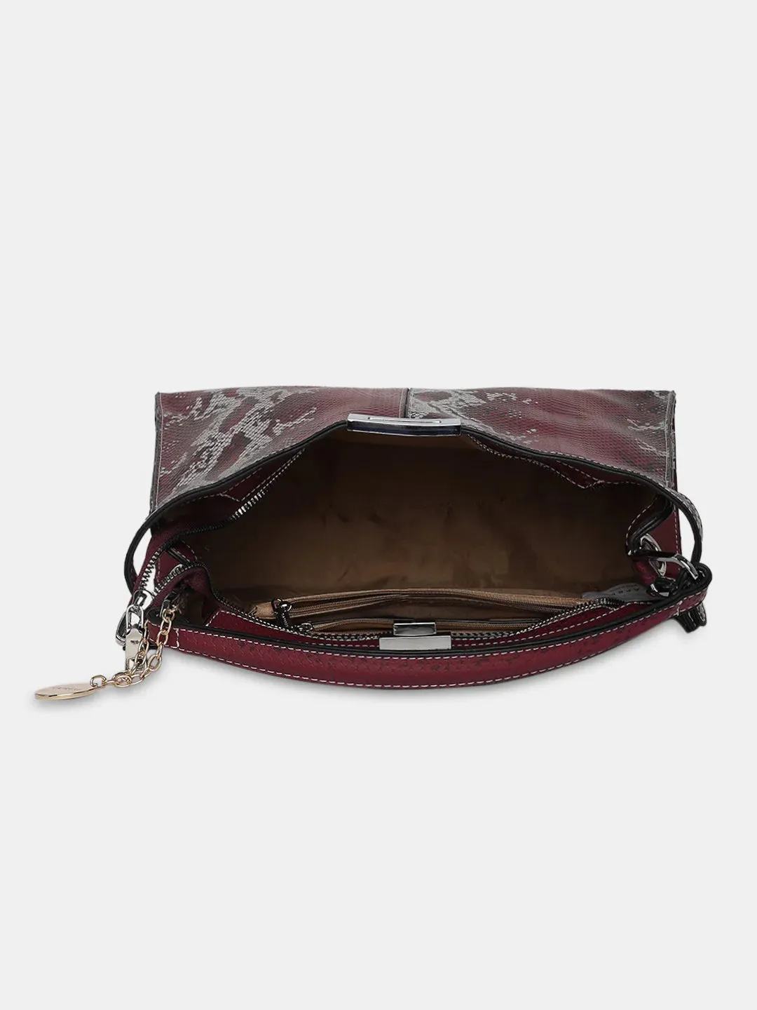 Caprese Lucia Hobo Medium Women'S Handbag Red