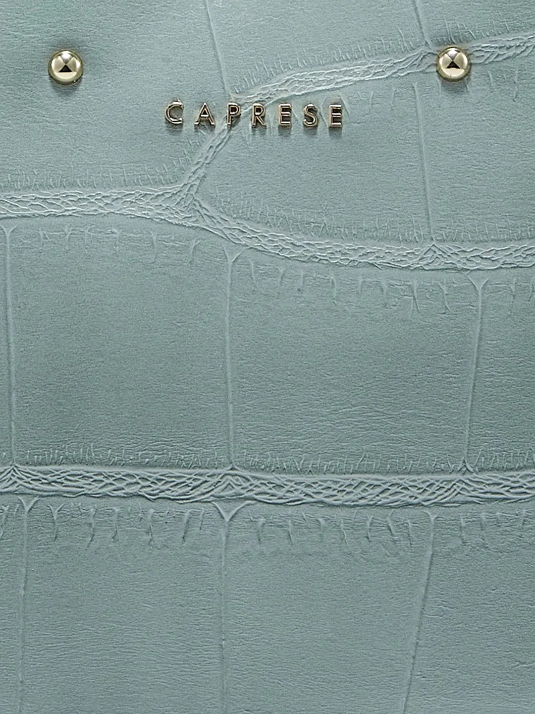 Caprese Mink Tote Small Croco Women'S Office Handbag Mint