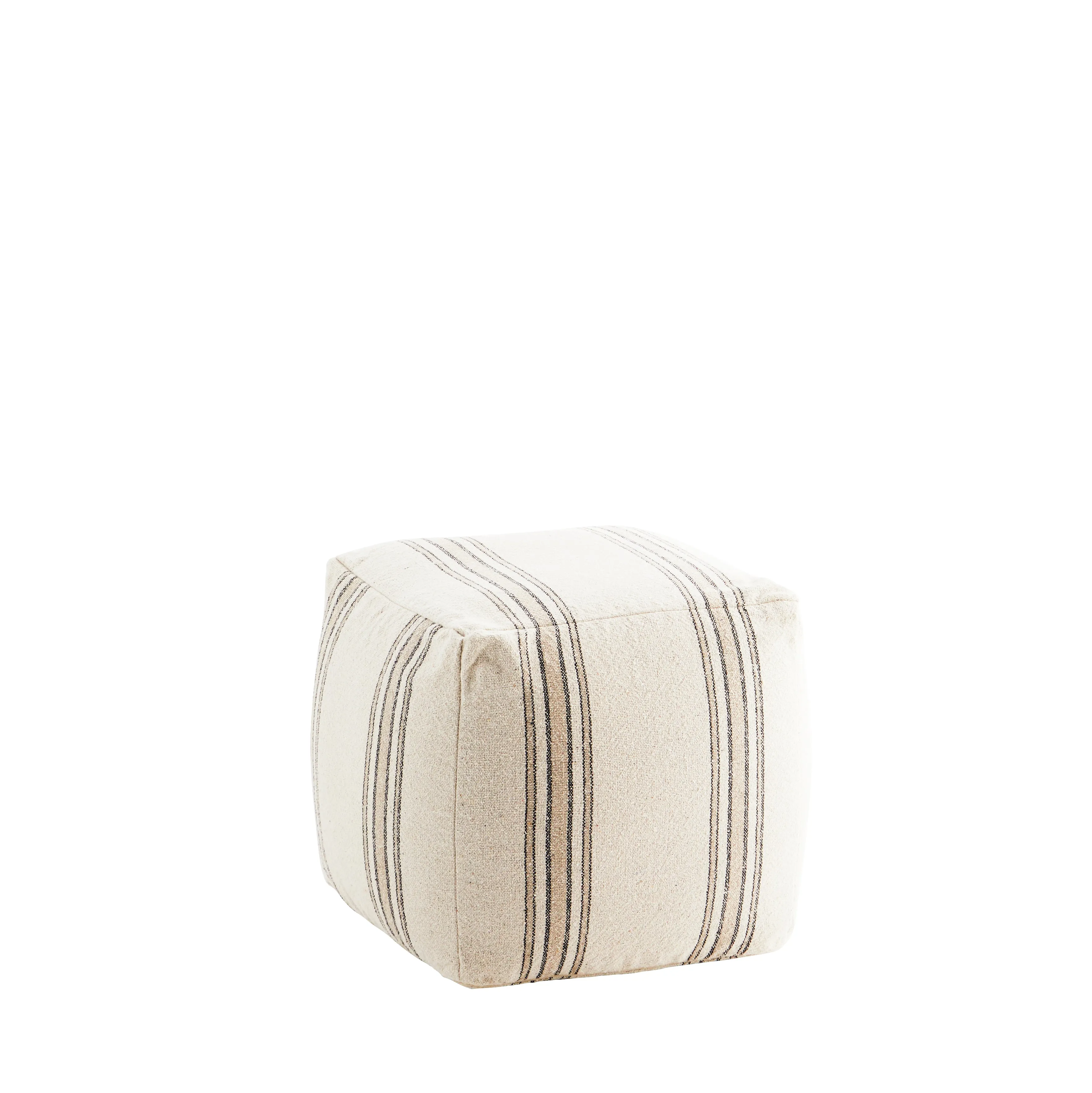 Cotton Stripped Pouffes