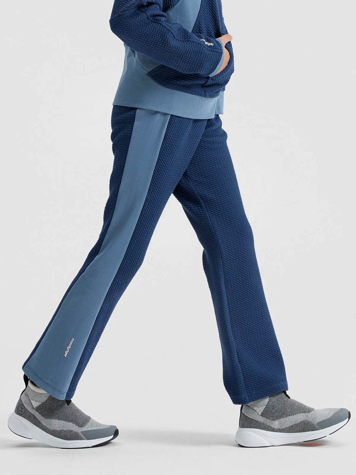 Cotton Wave Bootcut Pants