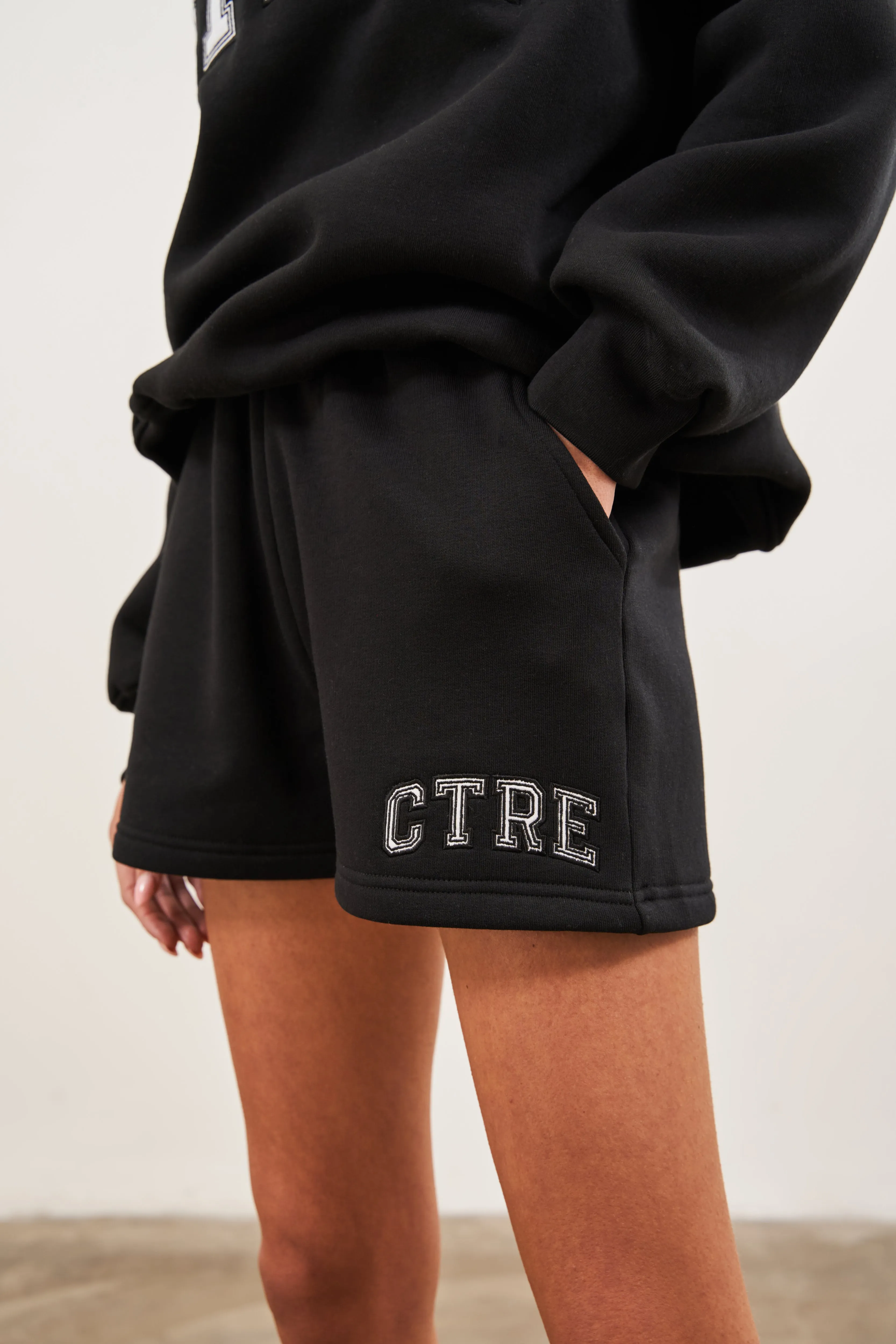 CTRE JERSEY SHORTS - BLACK