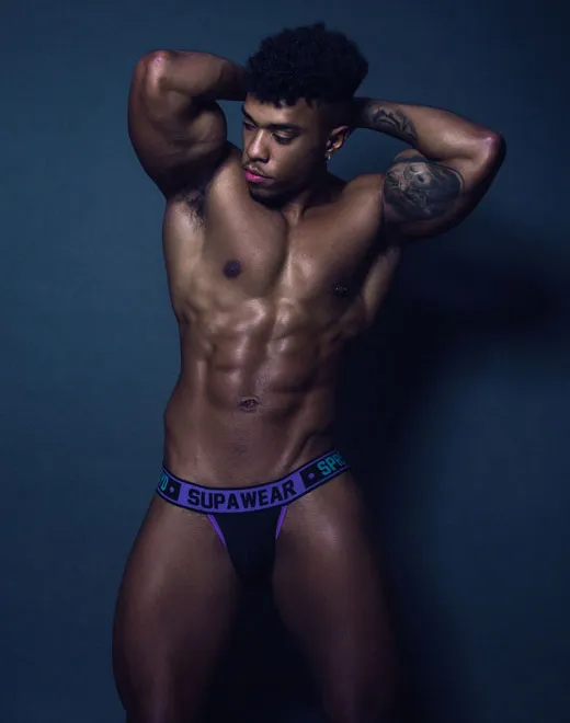 Cyborg Jockstrap Underwear - Cyber Purple