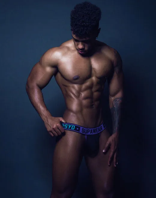 Cyborg Jockstrap Underwear - Cyber Purple