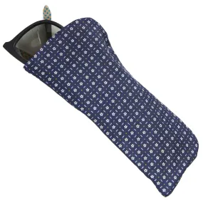 DARK BLUE GLASSES CASE