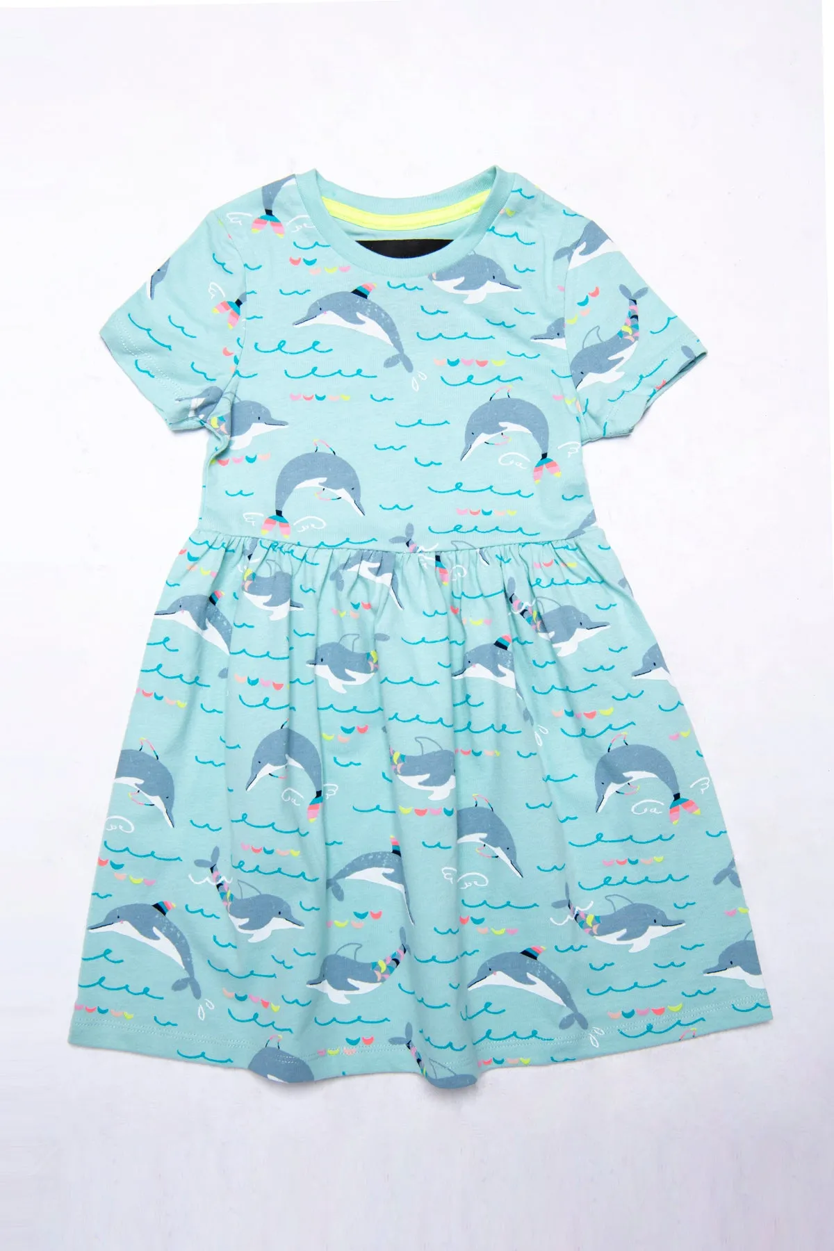 DOLPHINE PRINTED JERSEY DRESS