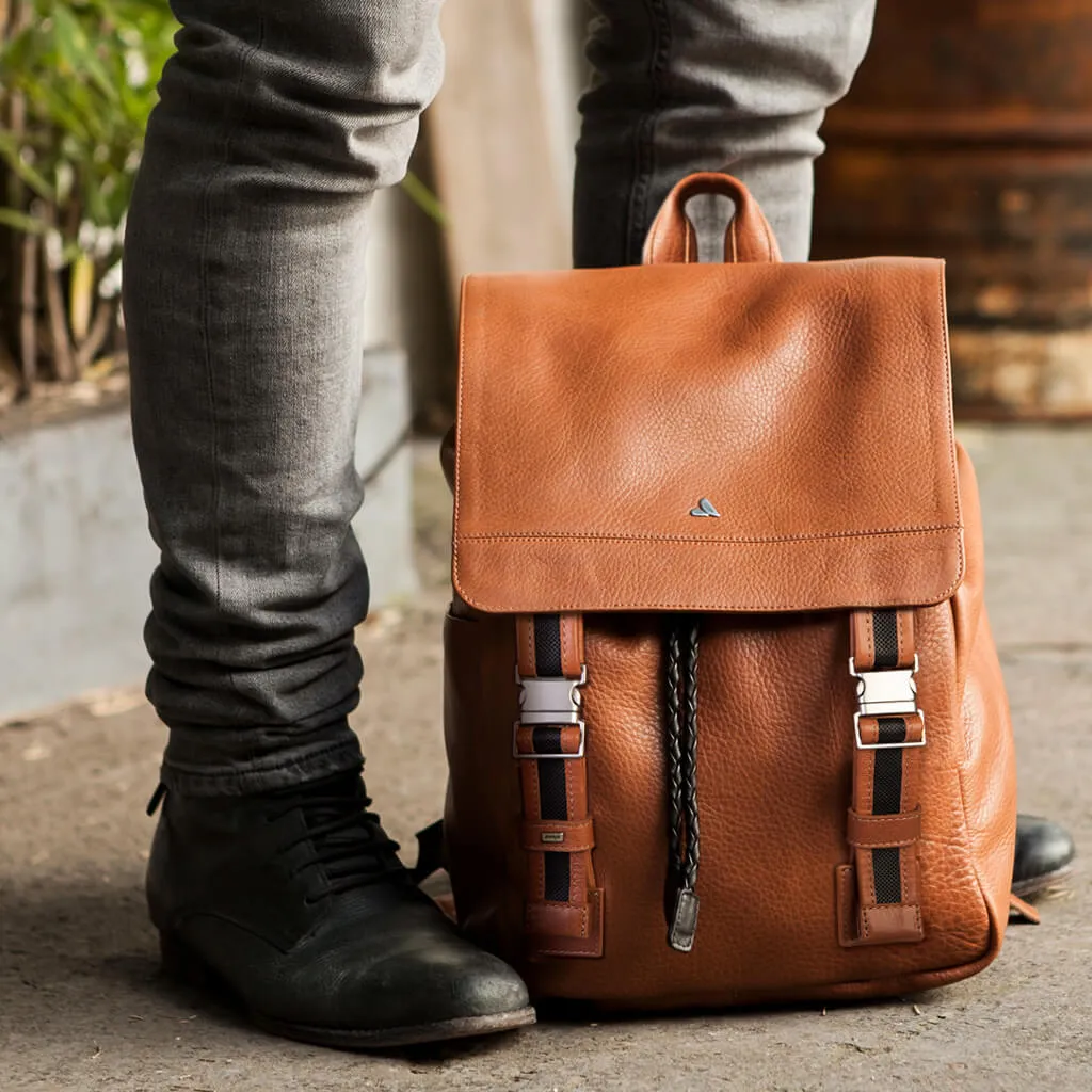 Explorer Leather Backpack