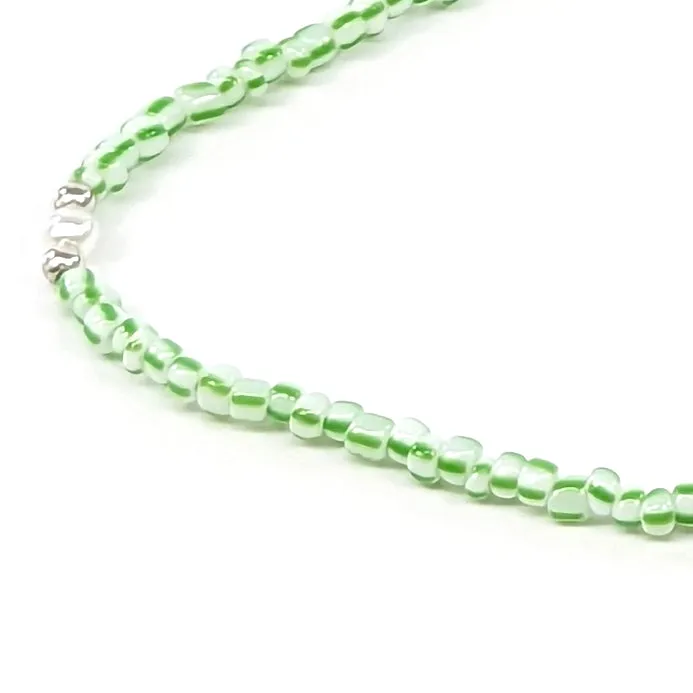 Fashionable Neck Chain for Glasses - Green Seed Bead