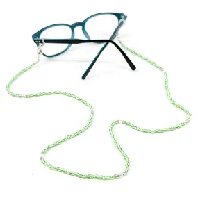 Fashionable Neck Chain for Glasses - Green Seed Bead