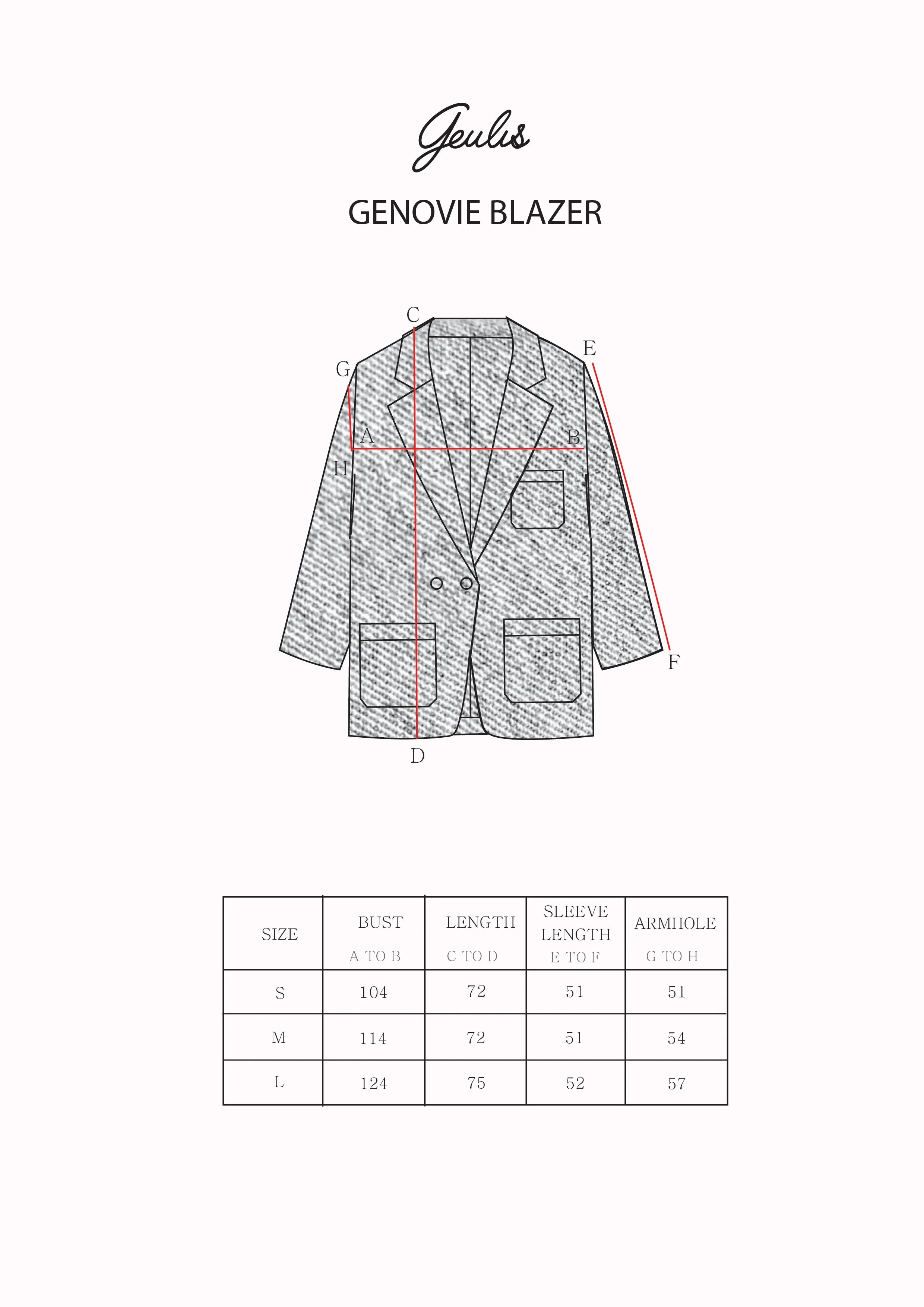 GENOVIE BLAZER