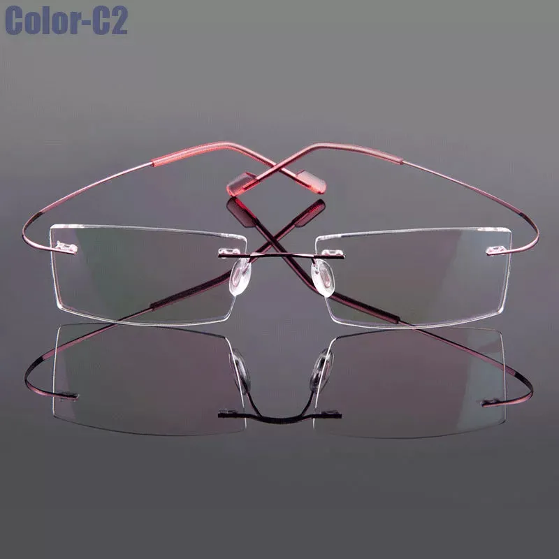 Gmei Optical Fashion Rimless Glasses