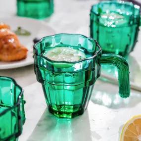 Green Cactus Glasses - Set of 6