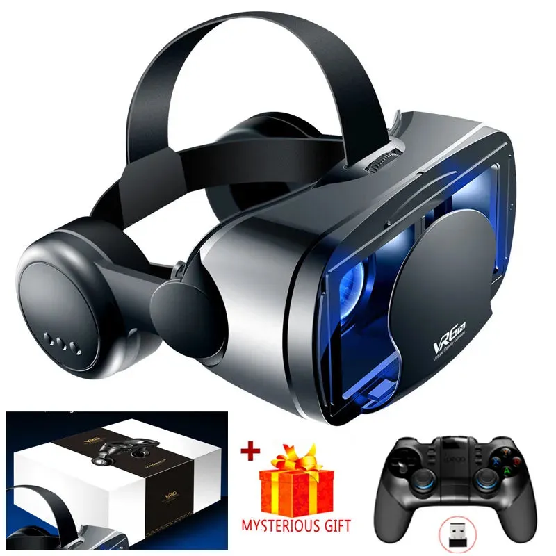 Headset Smart Virtual Reality Glasses Helmet for Smartphones