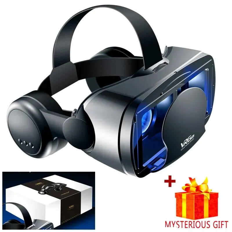 Headset Smart Virtual Reality Glasses Helmet for Smartphones