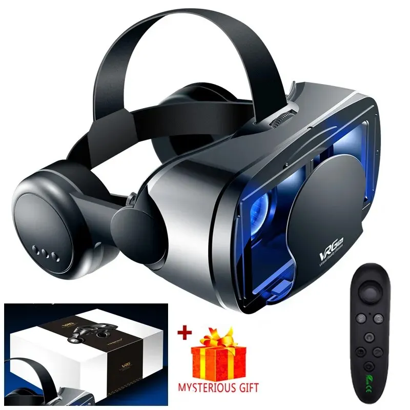 Headset Smart Virtual Reality Glasses Helmet for Smartphones