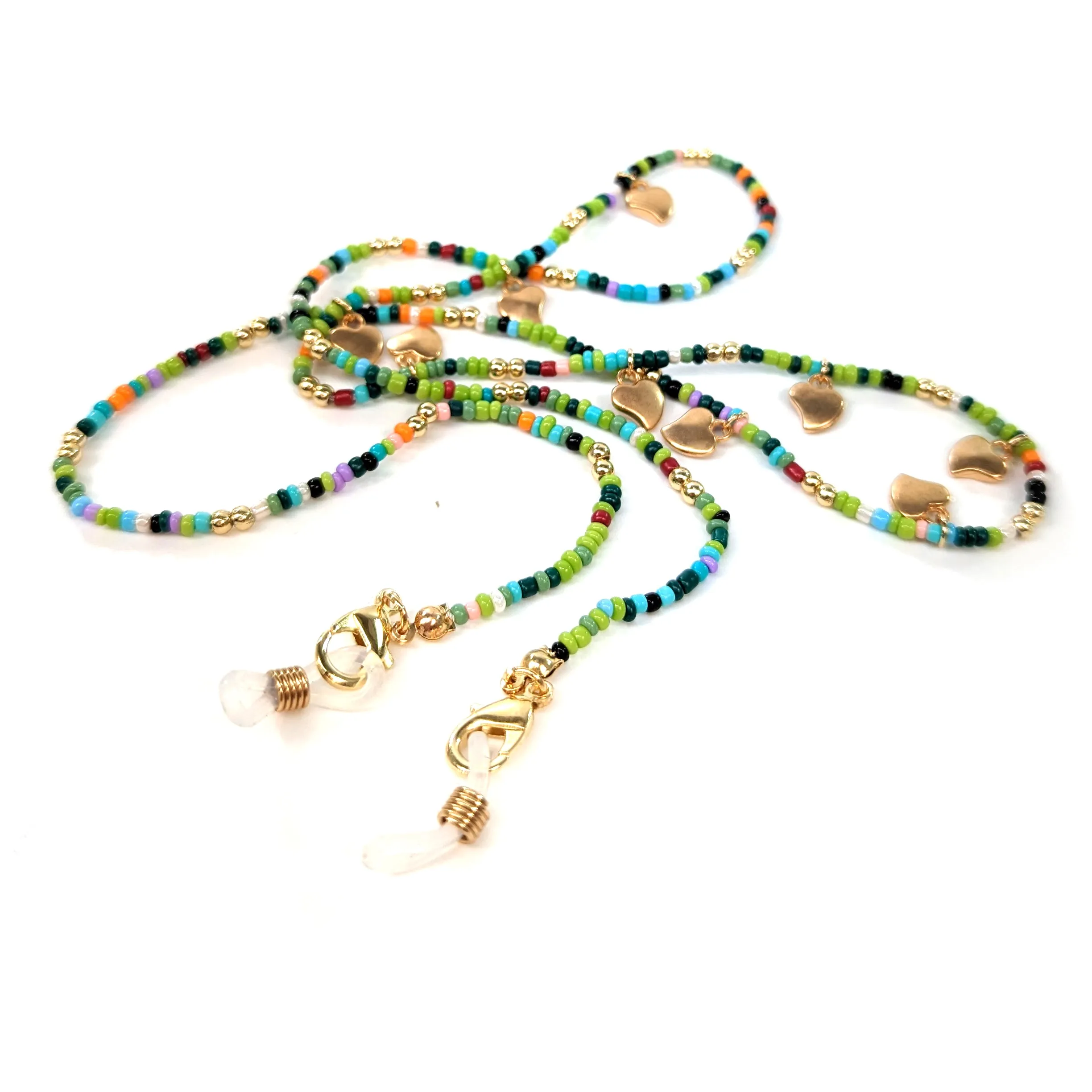 Hearts Neck Chain for Glasses - Multi Colours