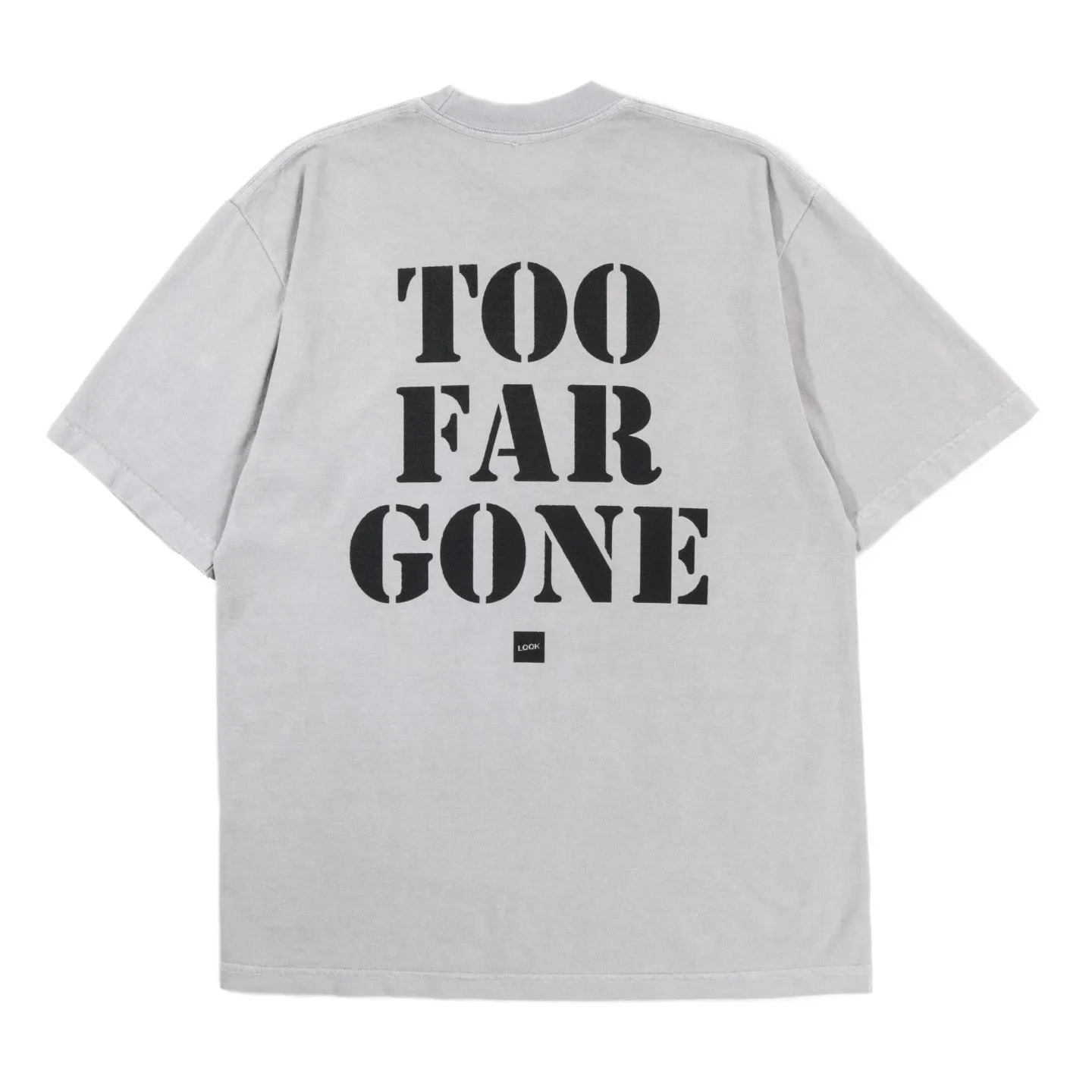 LQQK STUDIO TOO FAR GONE TEE GREY CEMENT