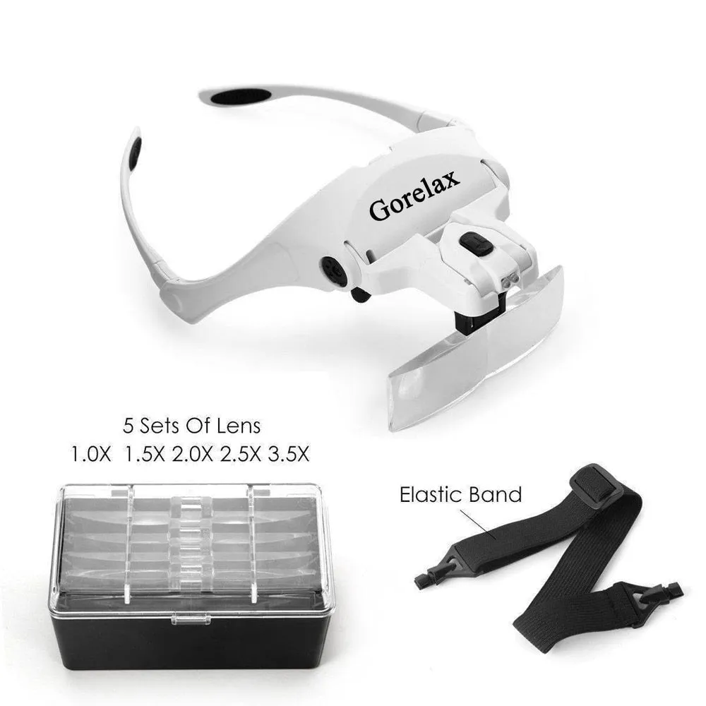 Magnifier Glasses With LED Light USB Rechargeable 2021Model/magnifyinh/magnifying glasses/magnifying glasses