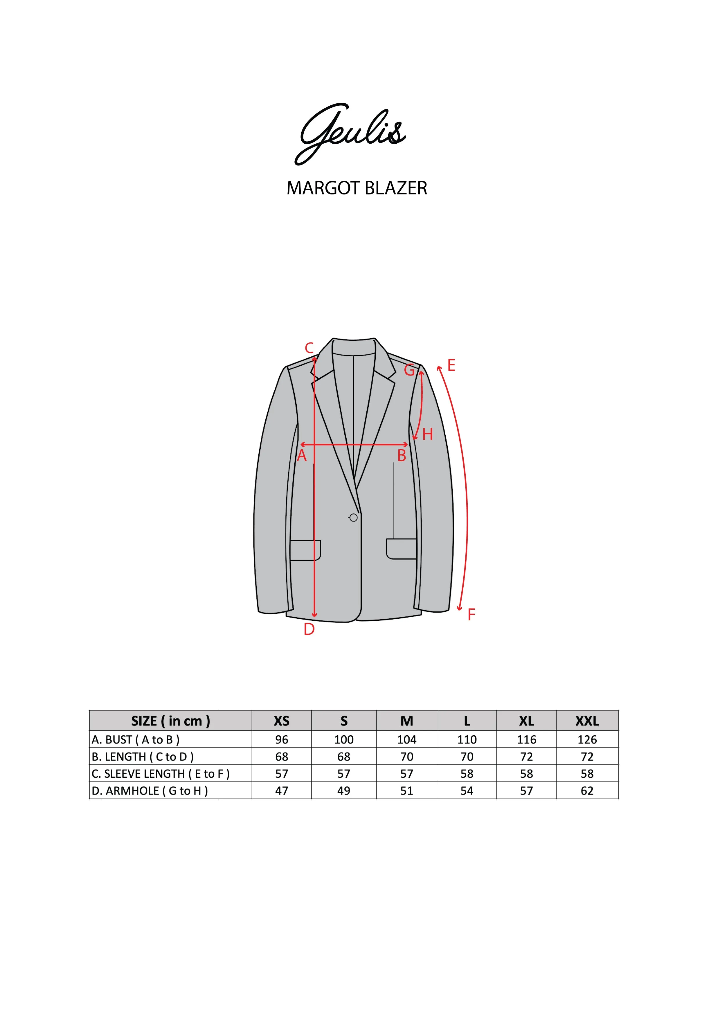 MARGOT BLAZER