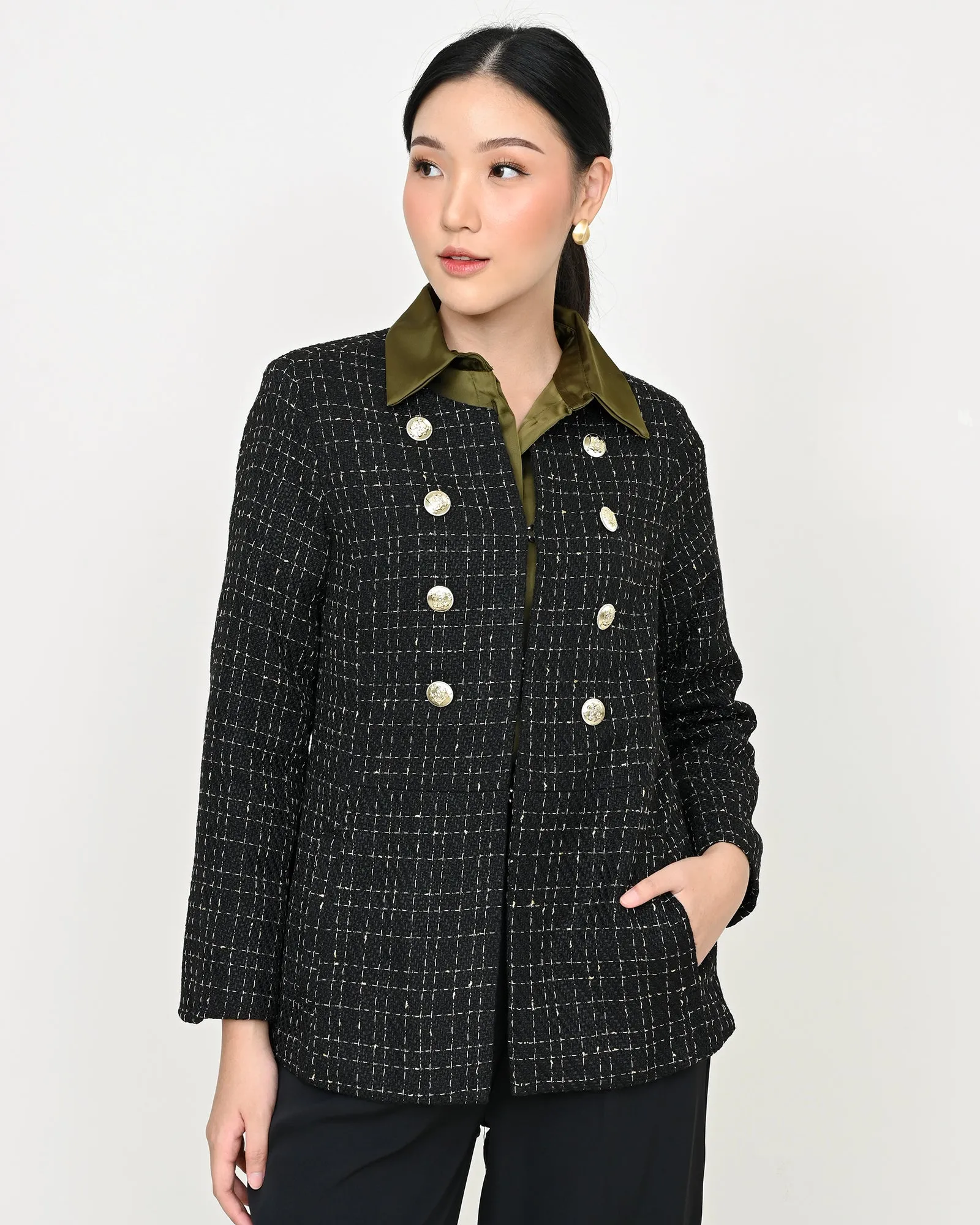 MATILDA TWEED BLAZER