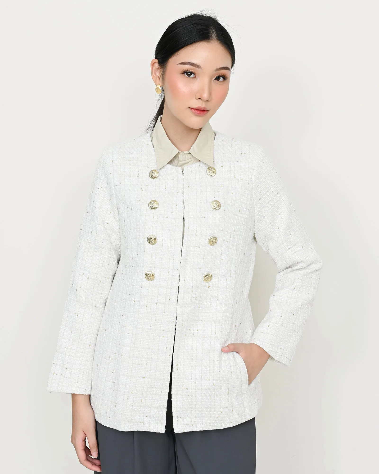 MATILDA TWEED BLAZER