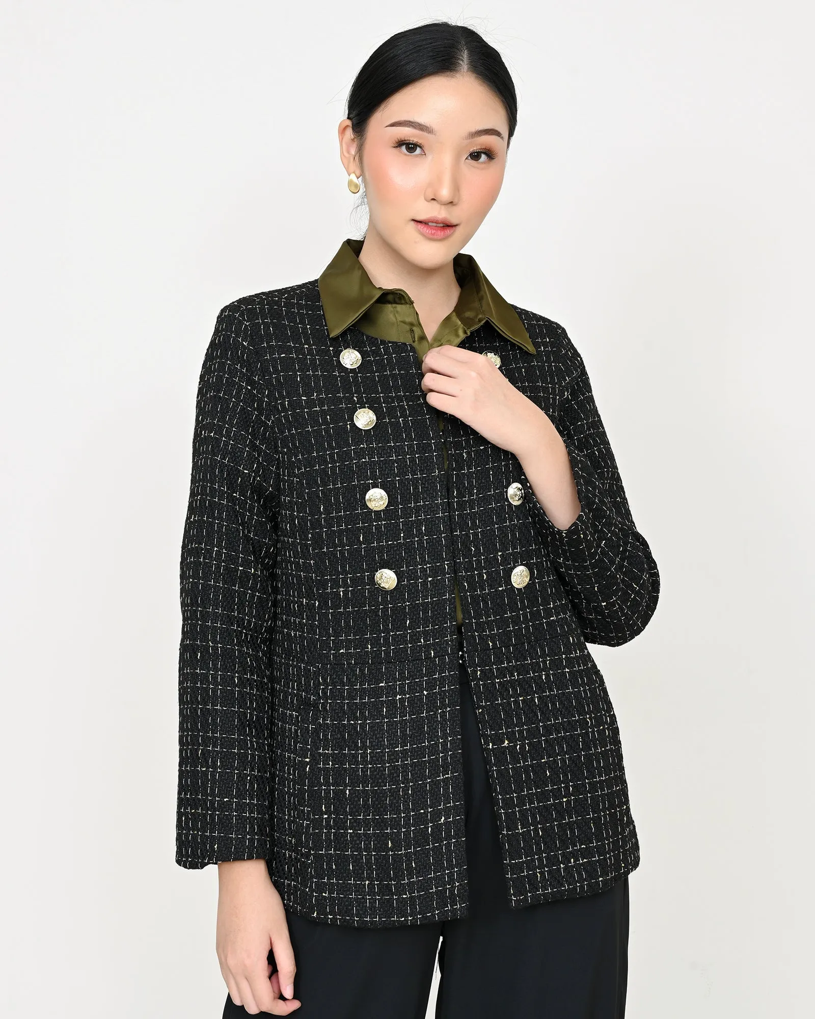 MATILDA TWEED BLAZER