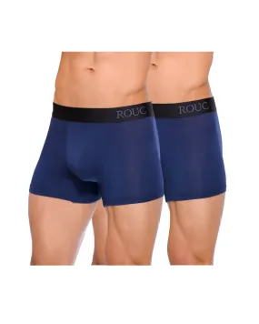 Men Underwear - TRUNKS - 2 Pack (Blue & Blue)