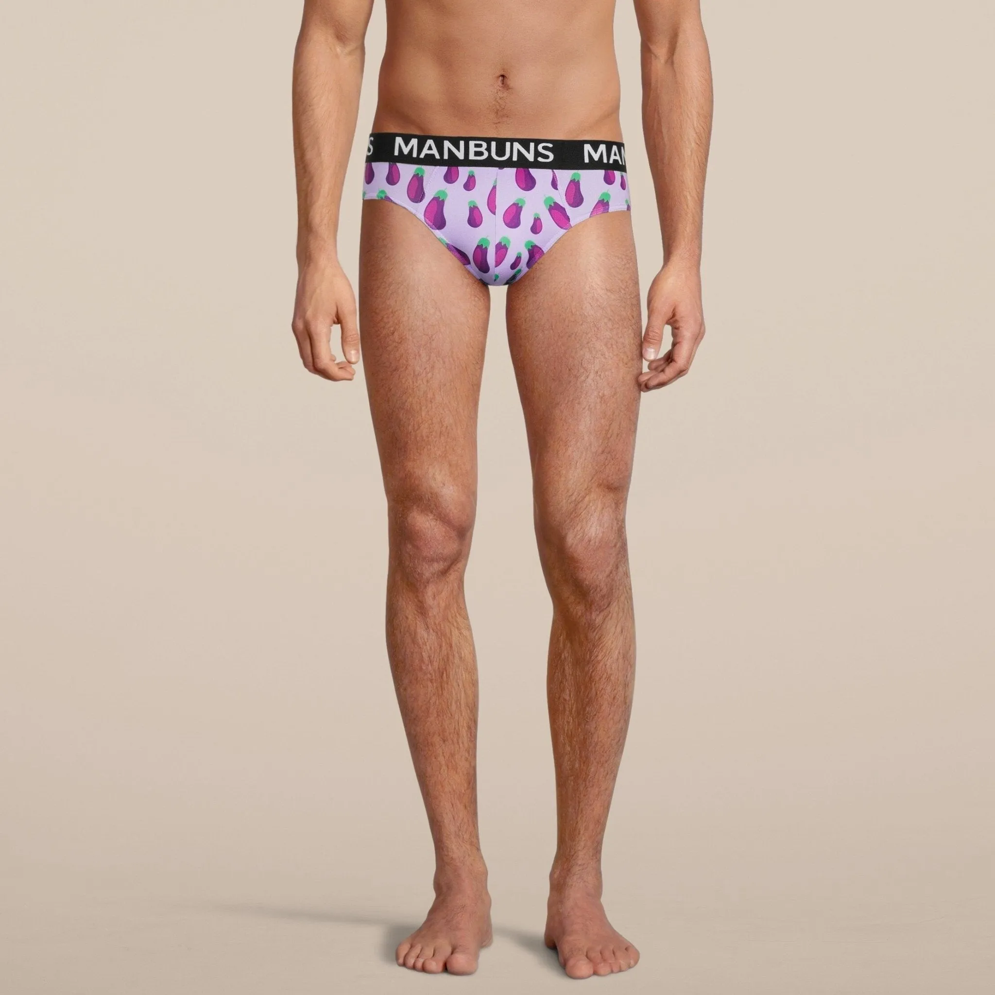 Men's Eggplant Brief Underwear