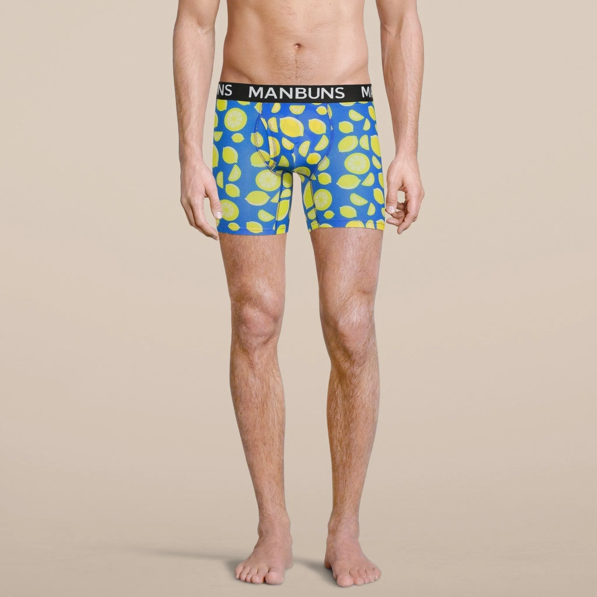 Men's Lemon Boxer Brief Underwear